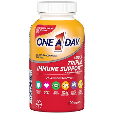 One A Day Adult Triple Immune Support Complete Multivitamin