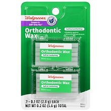 Walgreens Orthodontic Wax Mint Walgreens