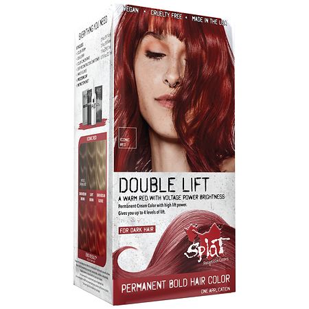 Splat Semi Permanent Hair Color, Midnight Ruby - 6.75 fl oz
