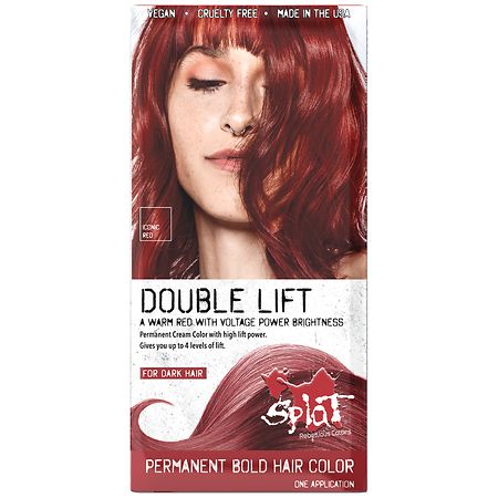 Splat Double Lift Permanent Bold Hair Color Iconic Red