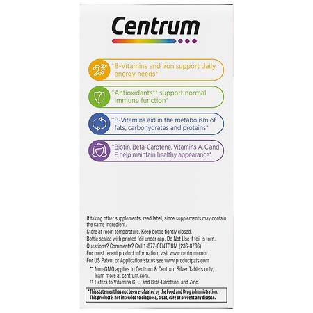 Centrum Multivitamins for Women, Multivitamin/Multimineral