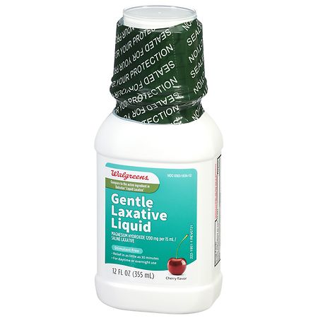 Walgreens Gentle Laxative Liquid Cherry