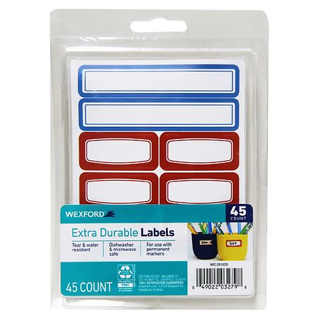 Wexford Extra Durable Labels 4.92 x 3.74 in