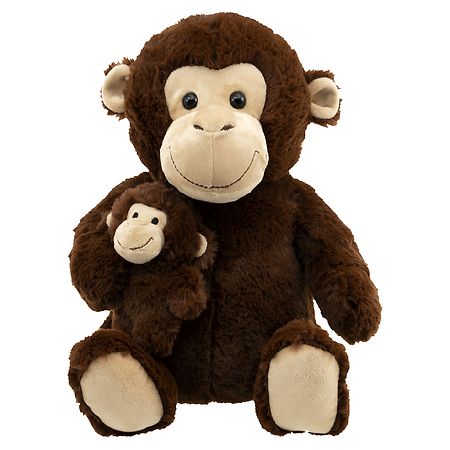 Festive Voice Monkey Plush With Baby