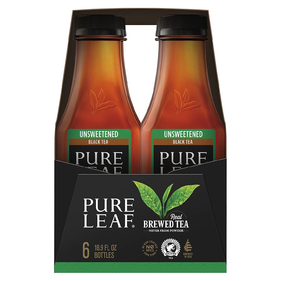 Pure Leaf Real Brewed Tea Unsweetened Black Tea