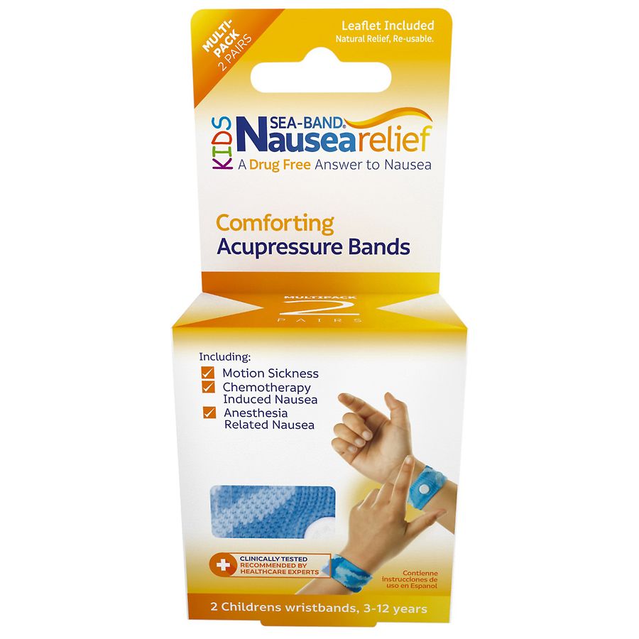 SeaBand Children's AntiNausea Acupressure Wristband for Motion