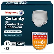 Depend Adult Incontinence Underwear for Men, Disposable, Maximum Extra  Large Grey
