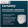 Walgreens Certainty ComfortLux Adult Incontinence Underwear for