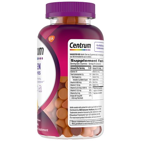 Centrum Women Multivitamin & Multimineral Gummies Assorted Fruit