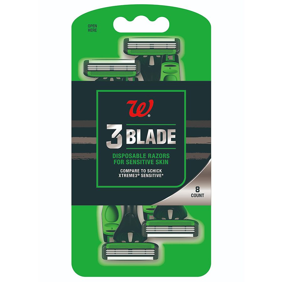 Walgreens Men's 3 Blade Disposable Razor | Walgreens