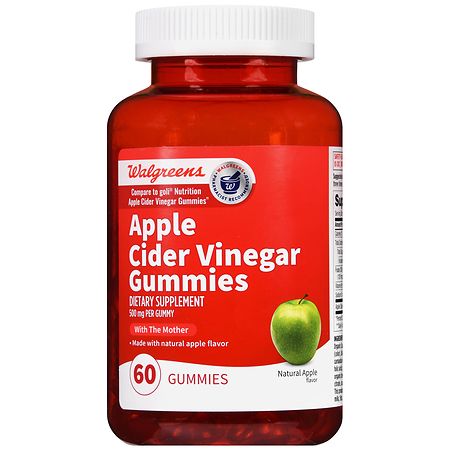 Walgreens Apple Cider Vinegar Gummies Natural Apple