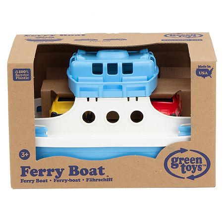 Green Toys Ferry Boat with 2 Mini Cars
