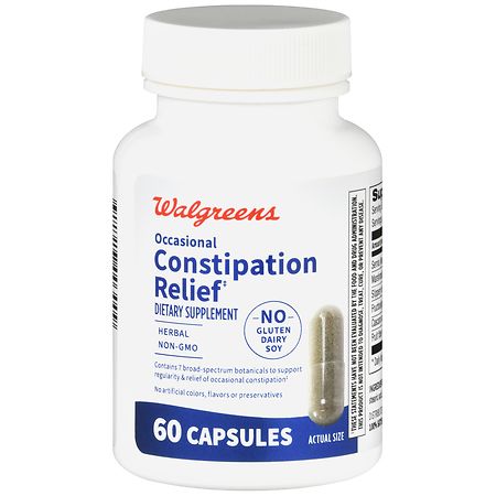 Walgreens Occasional Constipation Relief Capsules