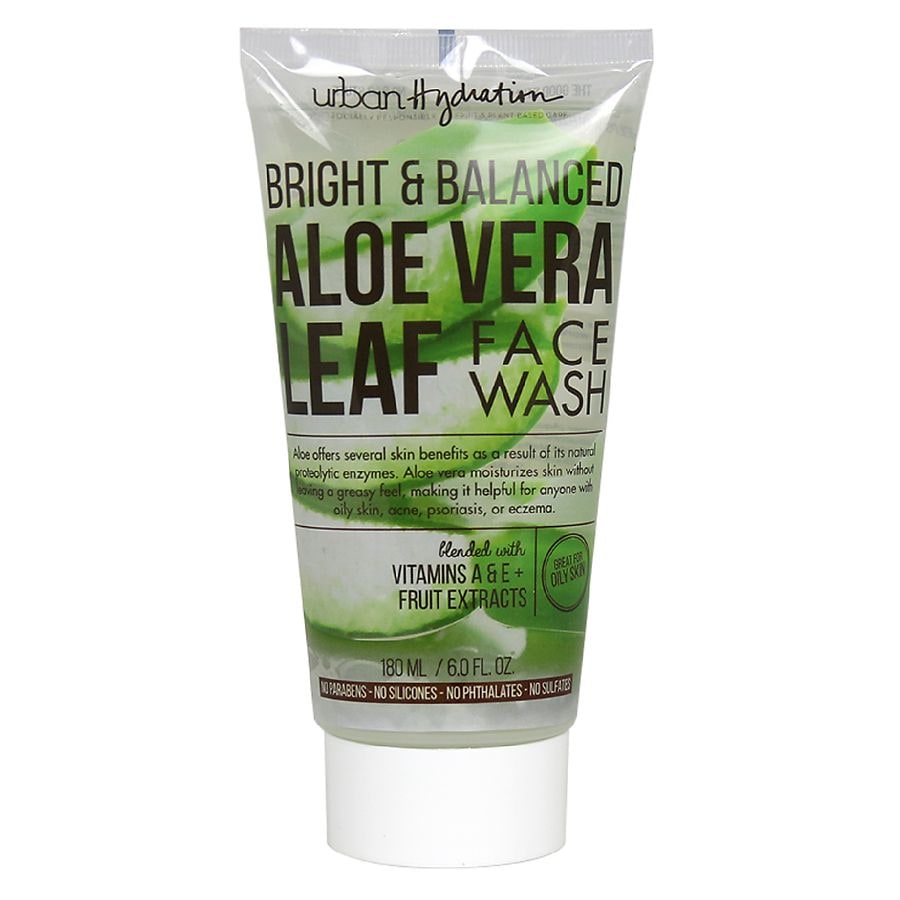 Urban Hydration Bright & Balanced Aloe Vera Leaf Face Wash Walgreens