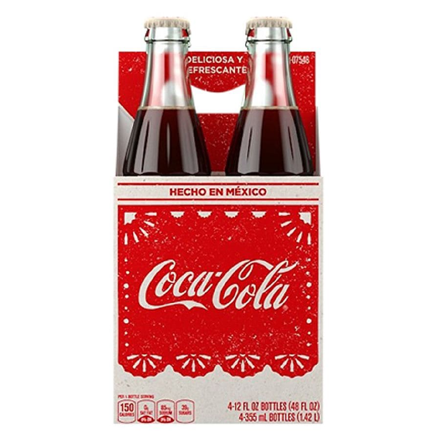 Coca-Cola Classic 1 Liter 33.8 oz GLASS BOTTLE Coke soda