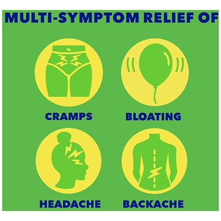 Midol Complete Caffeine Free Menstrual Pain Relief Caplets