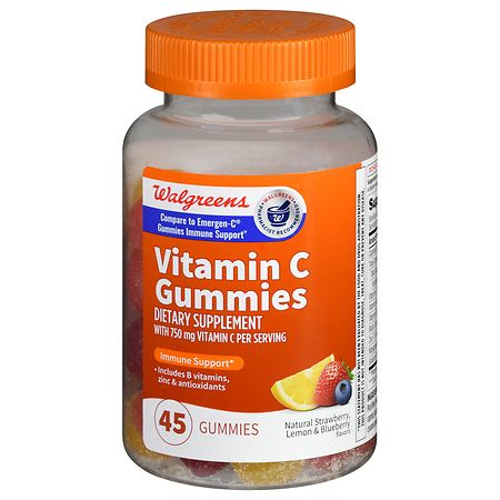 Walgreens Vitamin C 750 mg Gummies