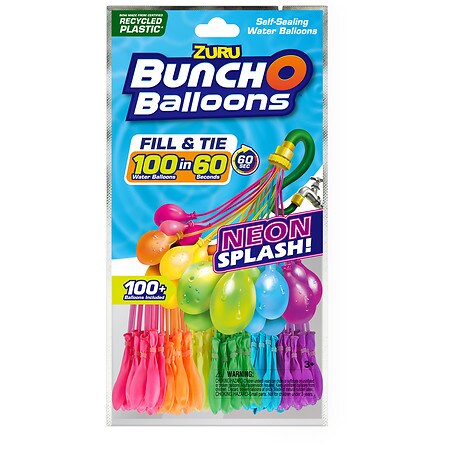 Bunch O Balloons Neon Water Balloons