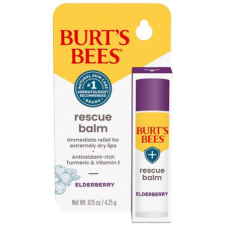 Burt's Bees Rescue Lip Balm Elderberry