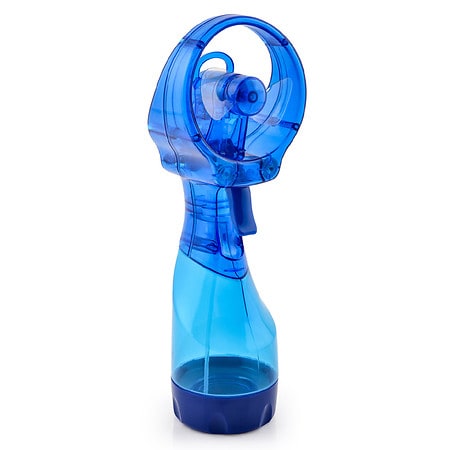 O2Cool Battery Powered Deluxe Water Misting Fan Blue