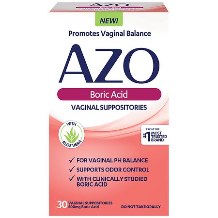 AZO Boric Acid Vaginal Suppositories