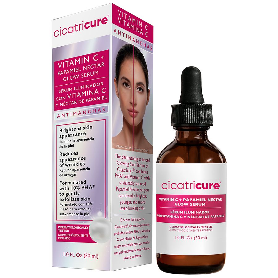 Cicatricure Vitamin C + Papamiel Nectar Glow Serum | Walgreens