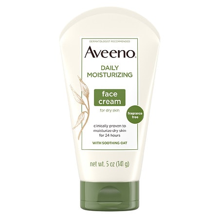 Aveeno Daily Moisturizing Face Cream For Dry Skin, Non-Gmo Oat