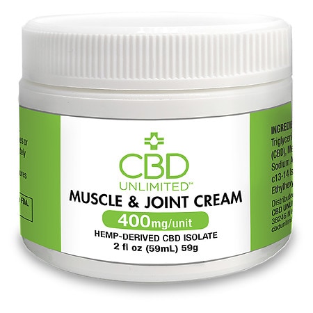 CBD Unlimited Muscle & Joint 400MG Cream
