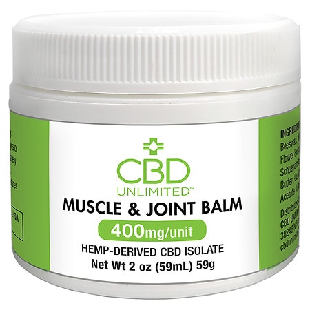 CBD Unlimited Muscle & Joint 400MG Balm | Walgreens