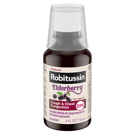 Robitussin Children's Cough Medicine Elderberry
