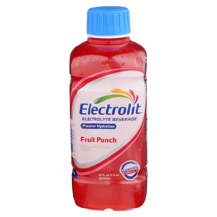 Electrolit Hydration Beverage Drink w/ Electrolytes Fruitpunch, 625ml/21oz  | Walgreens