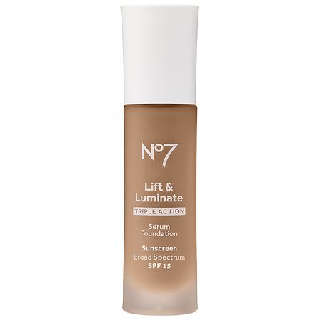 No7 Lift & Luminate Triple Action Serum Foundation 1 fl oz - Tawny