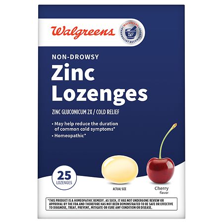 Walgreens Zinc Lozenges Cherry