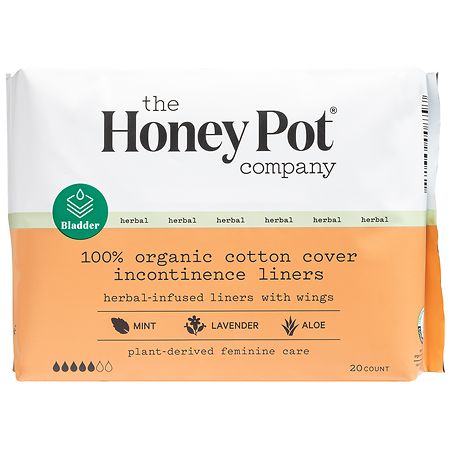 The Honey Pot Organic Herbal Incontinence Pantiliners