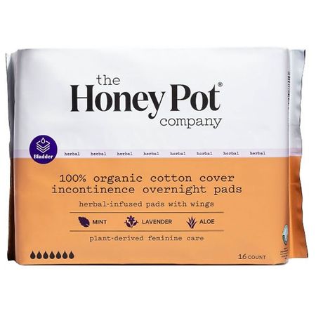 The Honey Pot Organic Herbal Incontinence Nighttime Pad Herbal