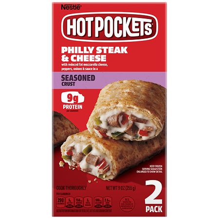 Hot Pockets Frozen Sandwiches Philly Steak and Cheese | Walgreens
