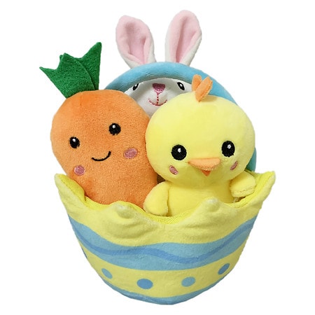 Festive Voice Easter Plush Toy Basket