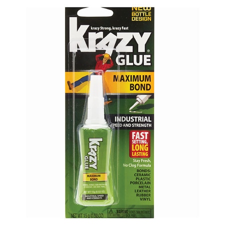 Krazy Glue Glue, Maximum Bond, Industrial - 15 g