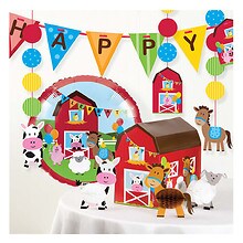 Creative Converting Farm Fun Birthday Party Decorations Kit | Walgreens