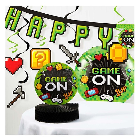 Creative Converting Video Game Party Birthday Decor Kit