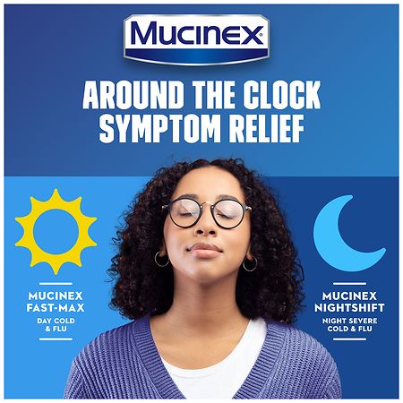 Mucinex Fast-Max Maximum Strength Fast-Max Day Cold & Flu & Nightshift Severe Cold & Flu