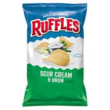 Ruffles Sour Cream & Onion Potato Chips Sour Cream Onion | Walgreens