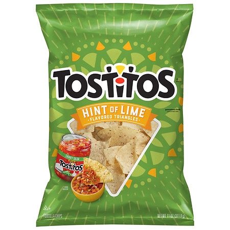 Tostitos Hint of Lime Tortilla Chips Hint of Lime