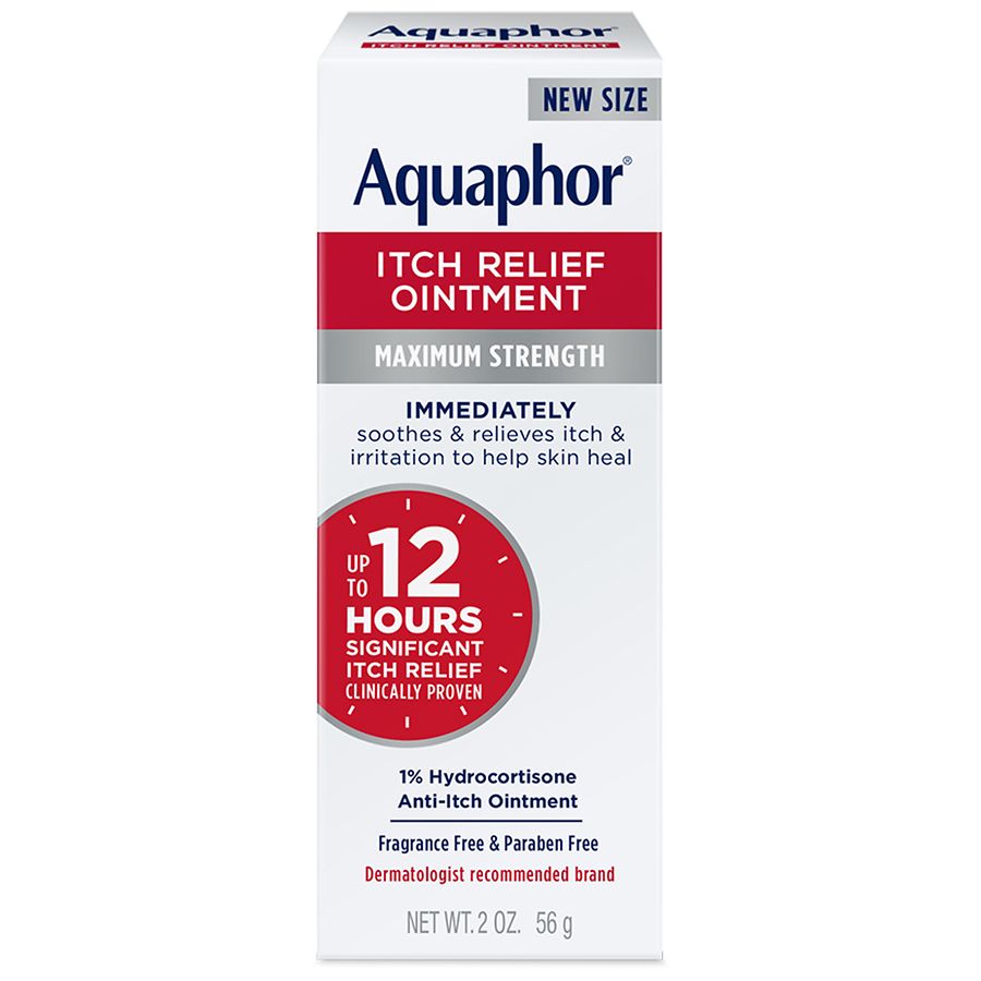 Aquaphor Itch Relief Ointment, 1% Hydrocortisone