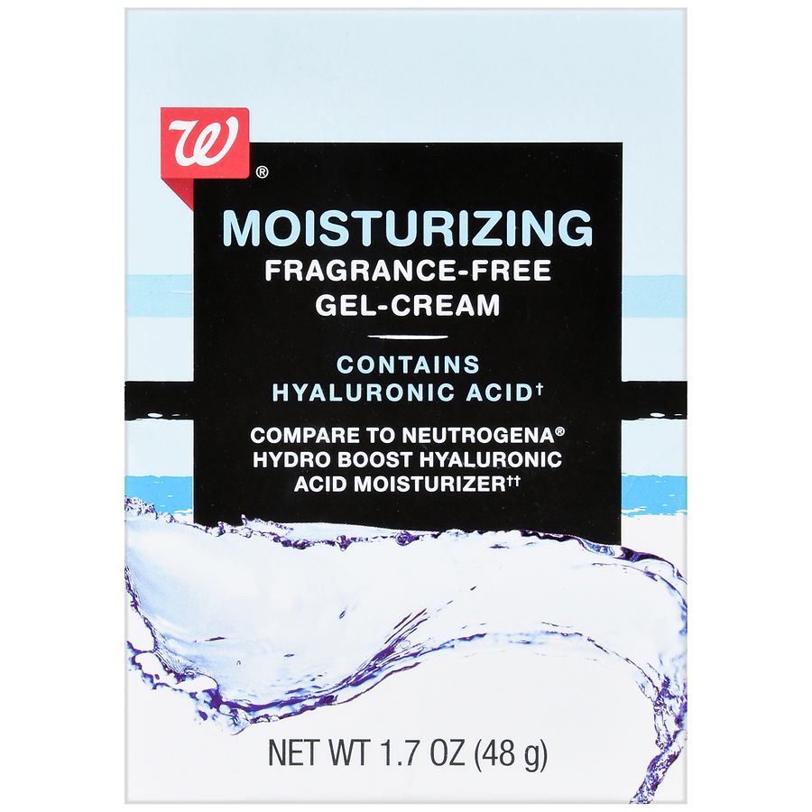 Walgreens Moisturizing Gel Cream Fragrance Free | Walgreens