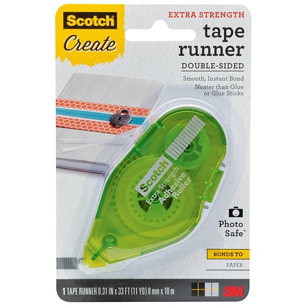 Adtech Removable Crafter's Tape Refill Glue Runner, White, 52 Foot