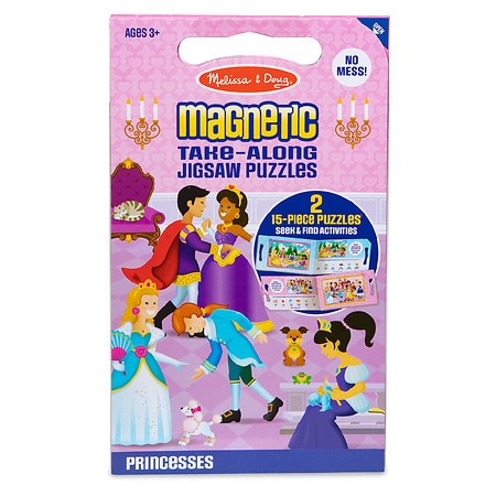 Melissa & Doug Take Along Magnetic Jigsaw Puzzles Princess