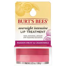 Burt's Bees Overnight Intensive Lip Treatment, Passionfruit and Chamomile