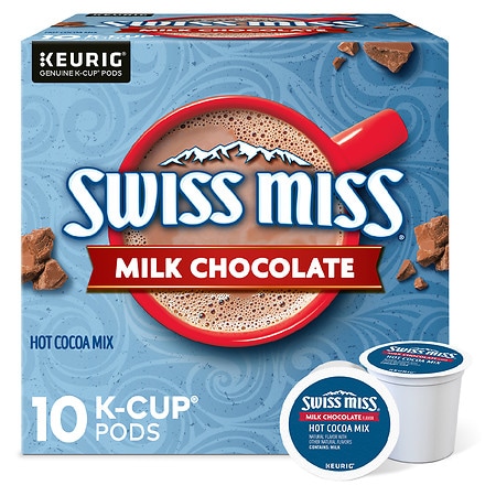 Swiss Miss Milk Chocolate Hot Cocoa, Keurig Single-Serve K-Cup Pods