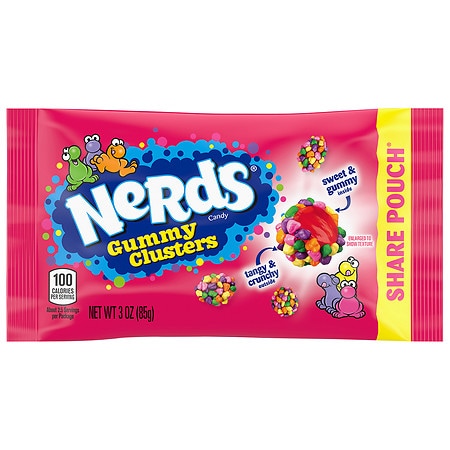 Nerds Gummy Clusters Rainbow Share Pouch Fruity | Walgreens